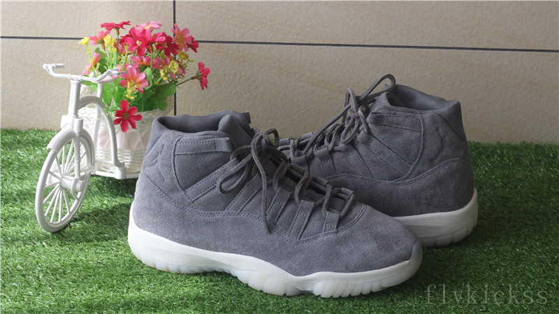 Air Jordan 11 Retro Grey Suede